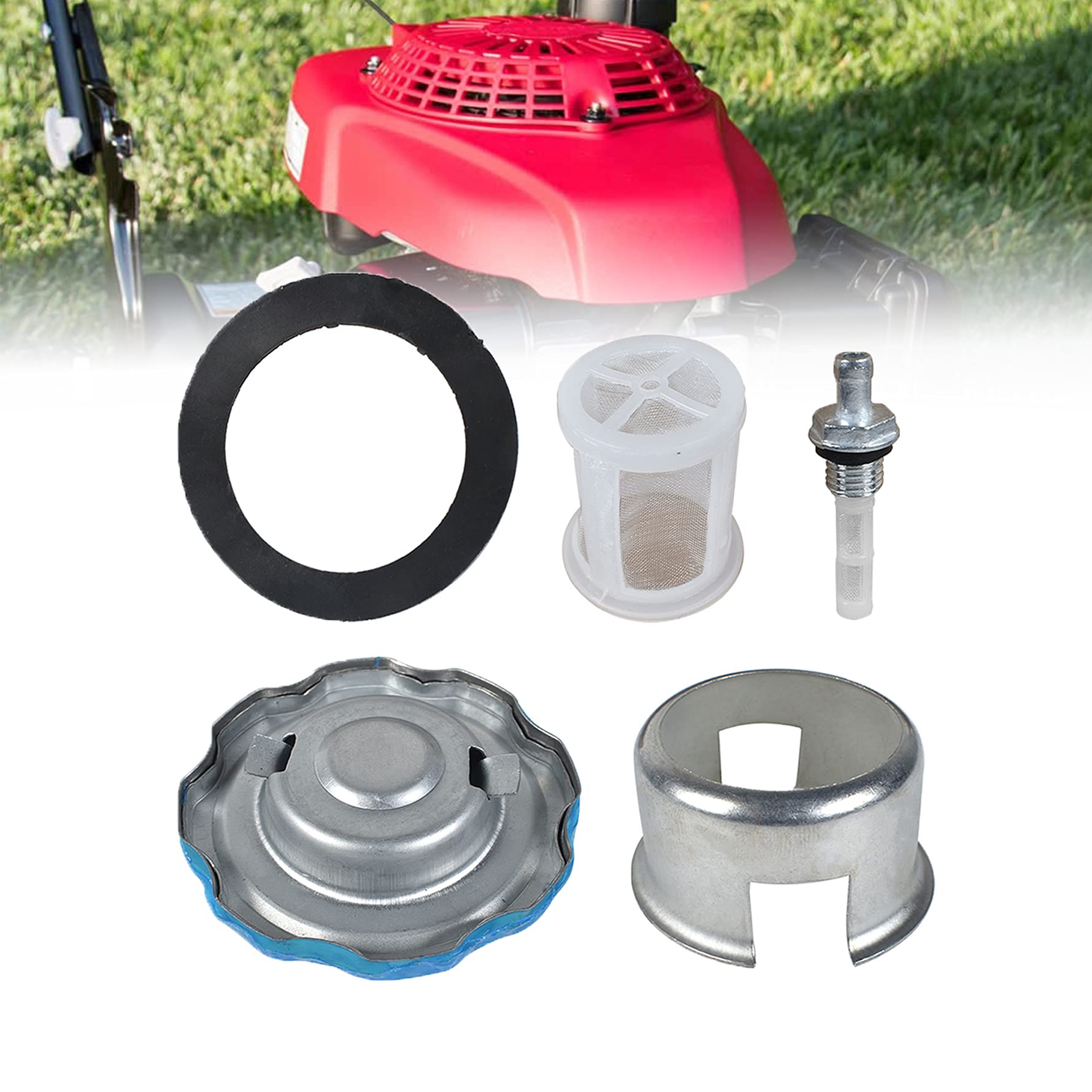 Amazon.com : munirater Gas Fuel Tank Cap Joint Filter Set